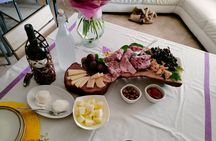 Garden Aperitif with Vineyard Views in Olbia