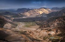 Landmannalaugar Hiking Haifoss Waterfall and Nature Bath