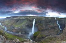 Landmannalaugar Hiking Haifoss Waterfall and Nature Bath