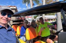 St. Augustine Historical FOOD Tour on Electric Cart with Pick Up 