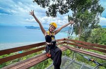 Phuket Hilltop Sea and Jungle Views Zipline Adventure