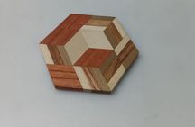 Traditional Yosegi Coaster Making 