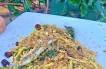 Cooking class with dinner and local wine in Taormina