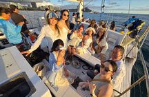Waikiki Sunset Cruise and Iconic Views with Swimming