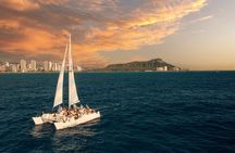 Waikiki Sunset Cruise and Iconic Views with Swimming