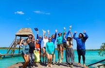 Sail 4hr in the most SECRET Spot of Bacalar + Beach Club.