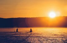 Ice Fishing Adventure in Lapland's Arctic Wilderness in Levi