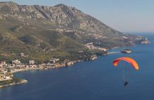 Paragliding in Budva with Certified Pilot (Free Pick-Up Included)