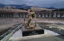 Deluxe Private Tour: Mt. Aso, One Piece Statues and Shrine Visit