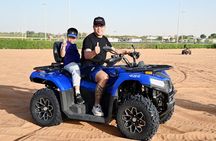4 Hours Desert Tour with Quad Bike Camel Ride & Sandboard