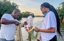 Artisanal Fishing of Crabs and Fish in Mangroves with Natives