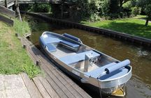 Boat Rental with Steering Wheel and Cushions