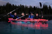 LED Illuminated Sunset Clear Kayak Tour //Kalispell, MT//