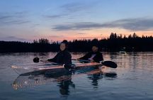 LED Illuminated Sunset Clear Kayak Tour //Kalispell, MT//