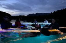 LED Illuminated Sunset Clear Kayak Tour //Kalispell, MT//