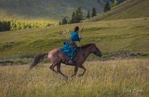 Authentic Mongolian Horse Archery with Real Mongol Warriors