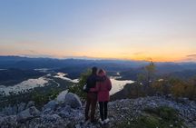Sunset walking in NP Skadar lake from Podgorica