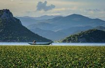 Sunset walking in NP Skadar lake from Podgorica
