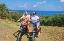 Roatan E-Bike Adventure, Food Tasting and Beach daypass 