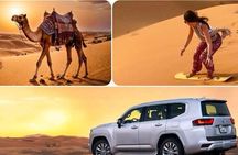 "Doha Desert : Safari, Sandboarding, Camel Ride & Inland Sea"