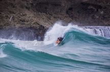 Bodyboarding on the North Side Of Aruba