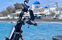 Santorini Tour on Electric Bikes & Scooters