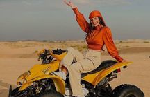 Vip Desert Safari Dubai with Quad bike Camel Riding BBQ Dinner 