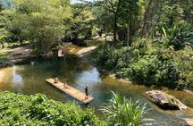 Phang Nga Half Day:Rafting, Temple, Waterfall + Phuket transfer