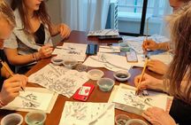Suiboku-ga (ink painting) experience in Around Suginami