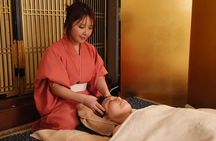 Osaka Zen Matcha facial pack & head spa at the temple <90-min>