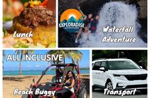 Rio Grande: El Yunque Waterfalls and Scenic Beach Buggy Adventure