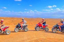 From Marrakech : Agafay Desert Quad Camel Ride and Dinner Show