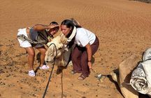 Private Wadi Hawir and Wahiba Sand Desert with Sunset Tour