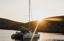 Catamaran Cruise to Kolokytha Bay and Spinalonga with Meal