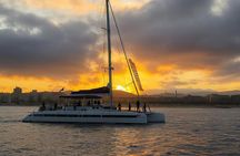 Barcelona: Sunset from the Sea with Music and Drinks