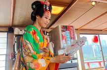 Tokyo Bay Yakatabune Cruise with Traditional JapaneseShow Drinks