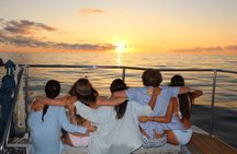 Oahu: Private Sunset Cruise and Dolphin Watch with Hot Buffett