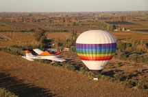 Hot Air Balloon Ride over the Vineyards with Wine Toast
