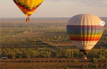 Hot Air Balloon Ride over the Vineyards with Wine Toast