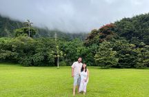 Oahu Waterfall Hike-Garden-Beach Road Trip, Waikiki to Lanikai 