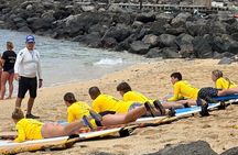 Shared Surfing Lesson In Waikiki with Certified Instructor