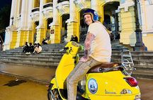 Hanoi Vespa Sunset Tour with Local Food and Train Street