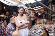 Bangkok: Floating Market & Train Tour with Michelin & Pickup