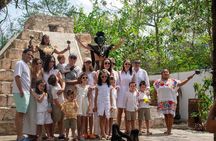 Small Group Shared Jeep Island Tour Mayan Park Cenote and Beach