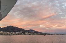  Fuengirola Boat Activity with Cocktail Dinner Champagne & Sunset