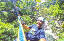 Dunn's River Falls and Park Tour with Zip Line from Montego Bay 
