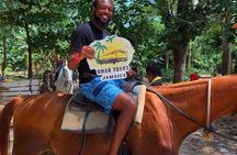 Dunn's River, Horseback Ride and Bamboo Rafting from Ocho Rios