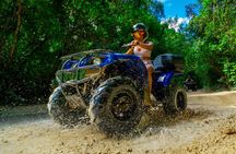 ATV Jungle Adventure with Ziplines, Cenote & Transportation