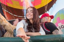 Hot Air Balloon Flight with Breakfast in Cave and Transportation