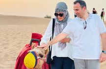 Premium Desert Safari with Pickup,Quad Bike,Camel Ride & Dinner